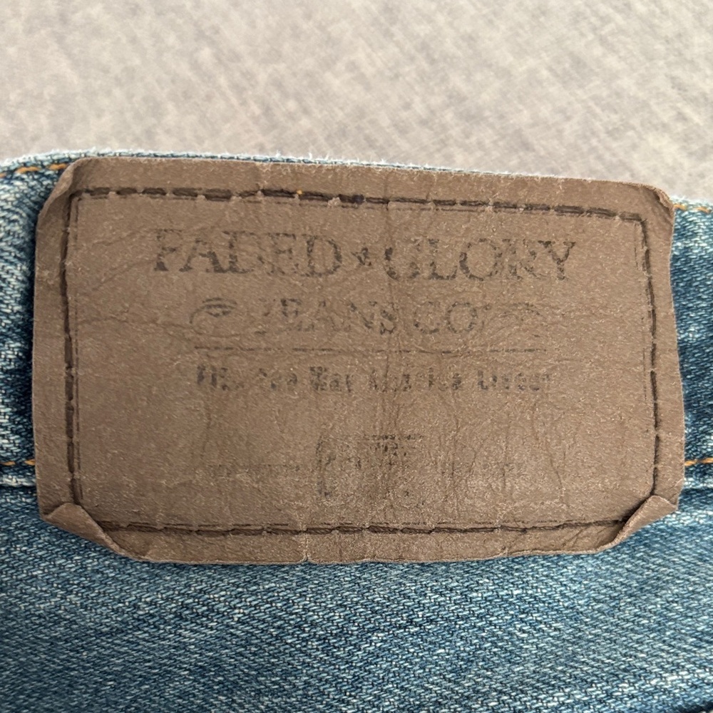 Faded Glory Denim with Brown Label